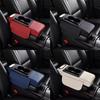 Universal Car Center Console Height Increasing Armrest Cup Armrest With PU Holder Leather Tissue Multifunctional Pad Box Cu S5G3