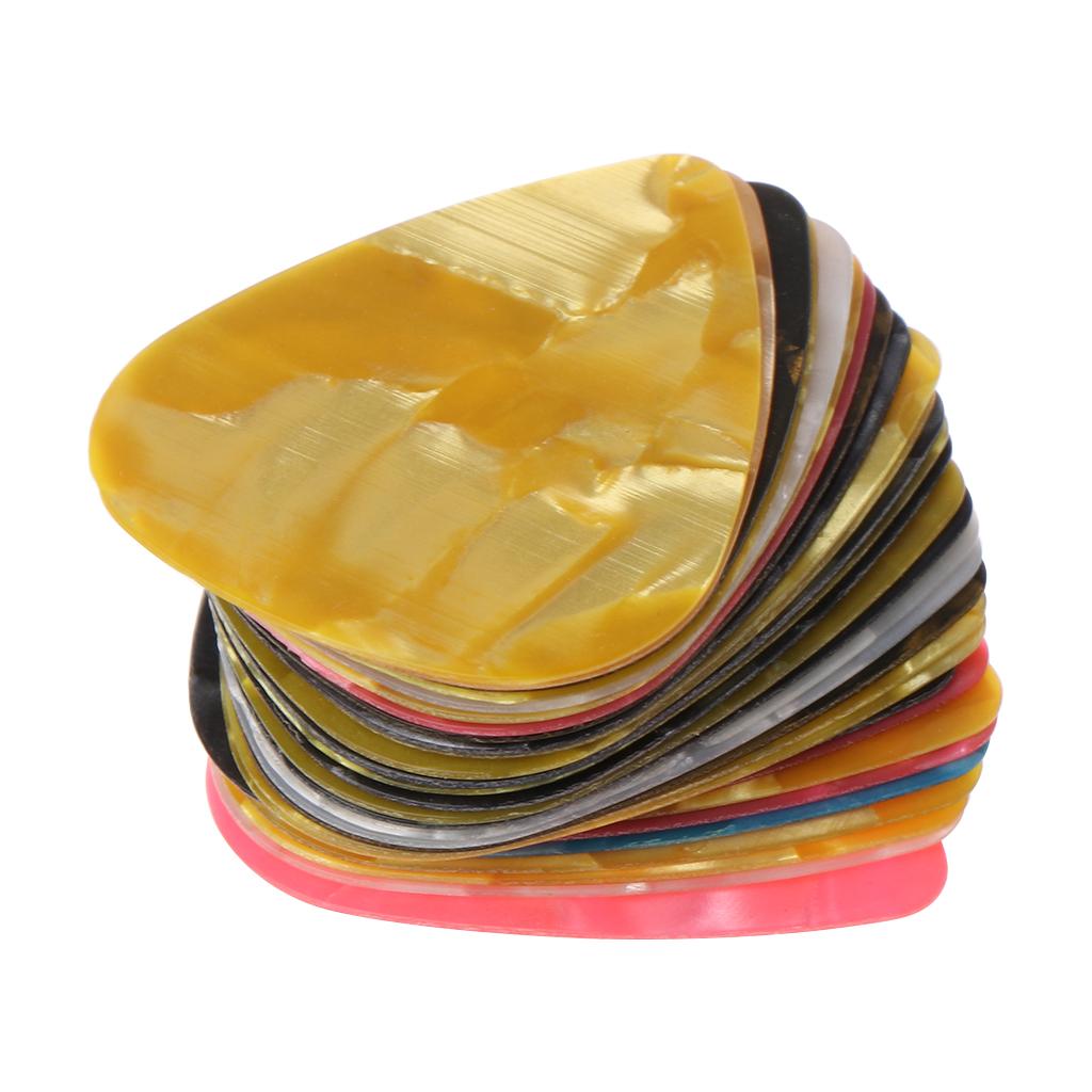 Guitar Picks Set 30 Pcs With Different Thickness Mobile Phone Pry Opening Tool for Wooden Guitar Ukulele Repair Tool