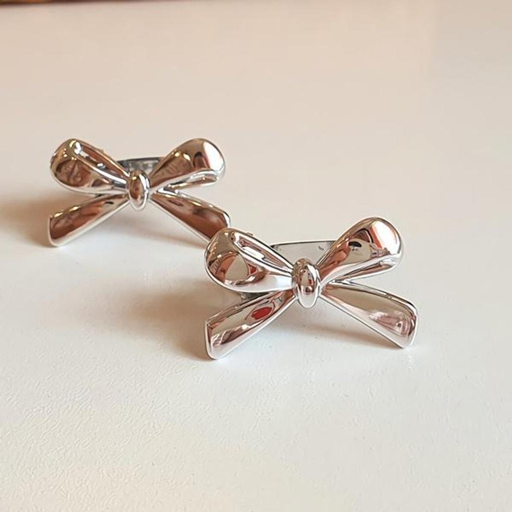 Women's Daily Silver Mini Hair Clips (Set of 10)