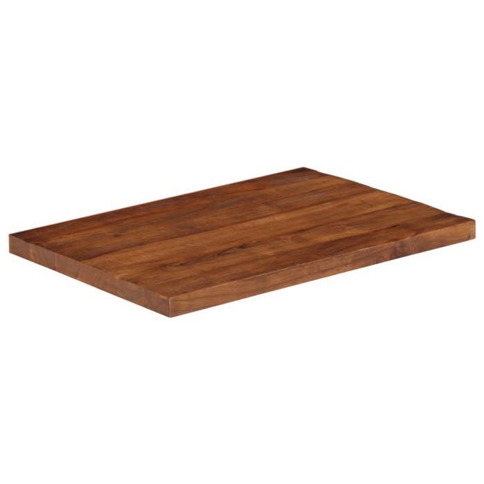 VidaXL Dessus de table 90x60x2,5 cm rectangulaire bois massif récupéré, dessus de table en bois, dessus de table basse, 371198