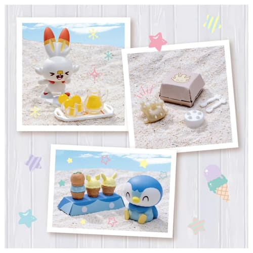TAKARA TOMY Pocket Monster Pokemon Poke Peace House Let's Party Doll Set