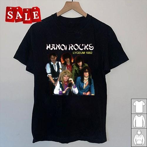 Новая HANOI ROCKS - LYCEUM 1982 Хлопковая Унисекс S-5XL Футболка UH220 Унисекс Футболка S