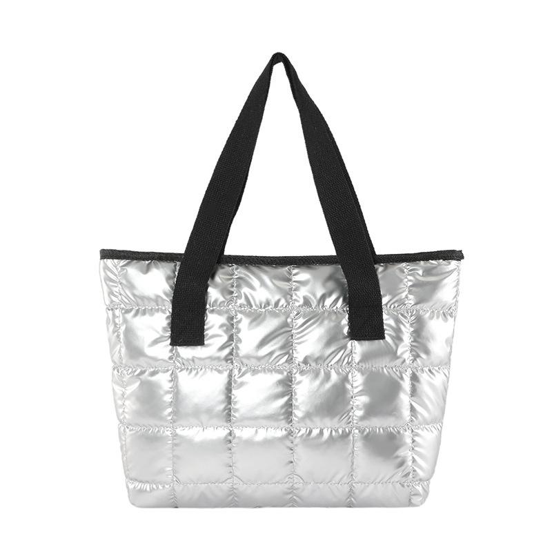 Casual Large Capacity Shoulder Bags For Women Space Cotton Handbag Totes Fashion Winter Daily Use Bag