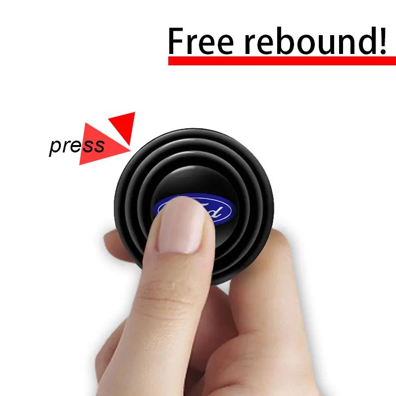 New 2026 Car Sticker 4Pcs Car Door Logo Shock Absorbing Gasket For Ford MK3 MK4 MK5 Fiesta Ecosport Kuga Explorer Edge Mustang 3