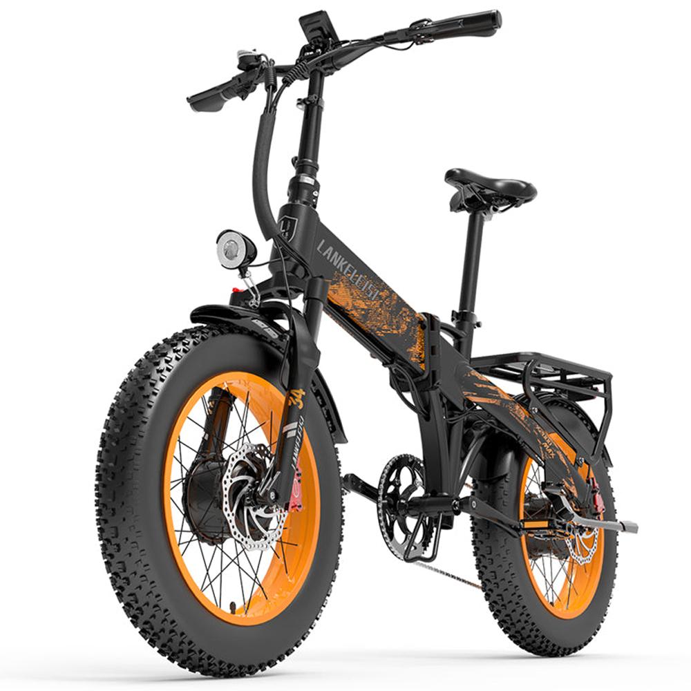 Electric Bicycle Lankeleisi X2000 Max 20" 1000Wx2 Motor All Terrain Adult Electric Bike 48V 20AH Hydraulic Brake Max Load 150Kg