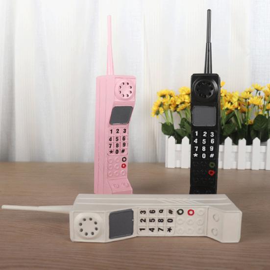 Mobiliojo telefono modelis Retro mūrinis mobilusis telefonas Ornamentas Vintage Simuliacinės fotografijos rekvizitai namų dekoravimui