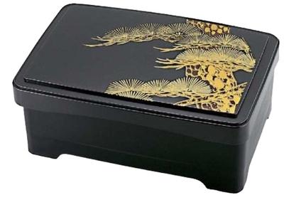 Takeout Tendon Unagi Jyu Rot Altes ABS-Harz und Hergestellt in Japan J-kitchens Box, Box, Kiefer, Polypropylen, 19,4x12,4x8cm,