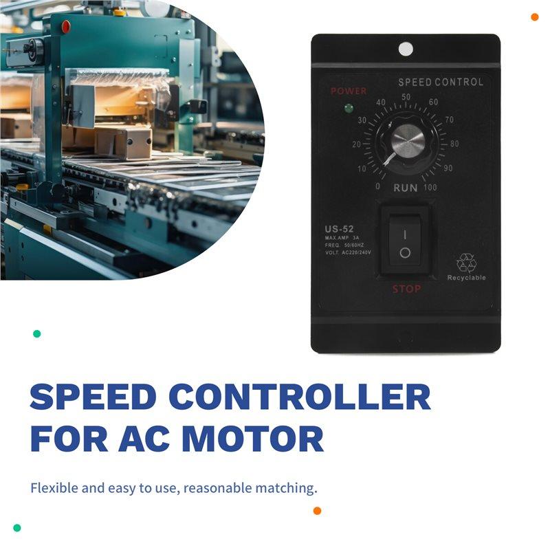 A34R 400W Motor Speed Controller AC 220V Motor Speed Regulator Controller Forward And Backward Motor Governor Controller