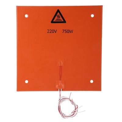 3D Printer Accessoires Siliconen Hot Verwarmd Bed Verwarmingskussen 220v 750w 310*310mm Pons