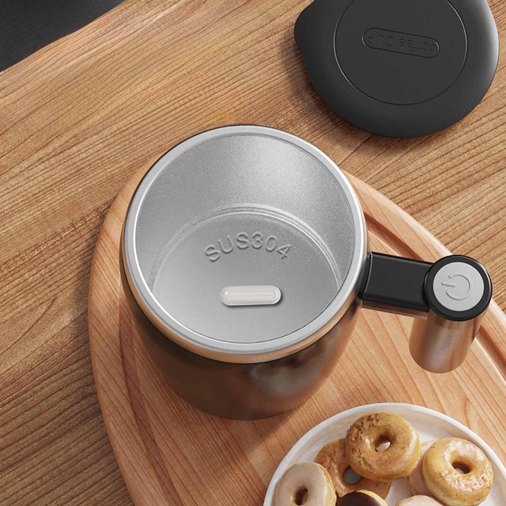 Automatic Stirring Mug 400ml/14oz Rechargeable Rotating Automatic Mixing Cup for Tea Women and Men Protein Drinks Travel