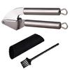 Highly  Garlic Press Stainless Steel Garlic Press For Chef Cooking With Garlic Peeler Set