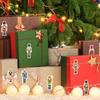 500Pcs Christmas Cartoon Nutcracker King And Soldier Decals Christmas Nutcracker Stickers Cute Stationery Decoration