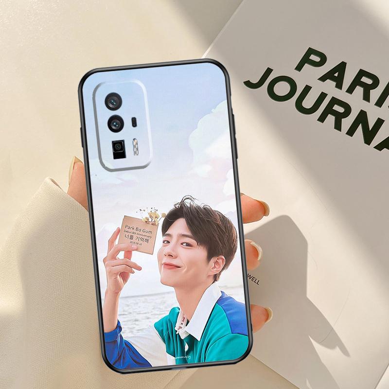 Park Bo Gum Korean Actor Star Case For Xiaomi 15T 14T 13T Pro 14 15 Ultra 17 Pro Max POCO F8 F7 F5 F6 X3 X5 X6 X7 Pro Coque
