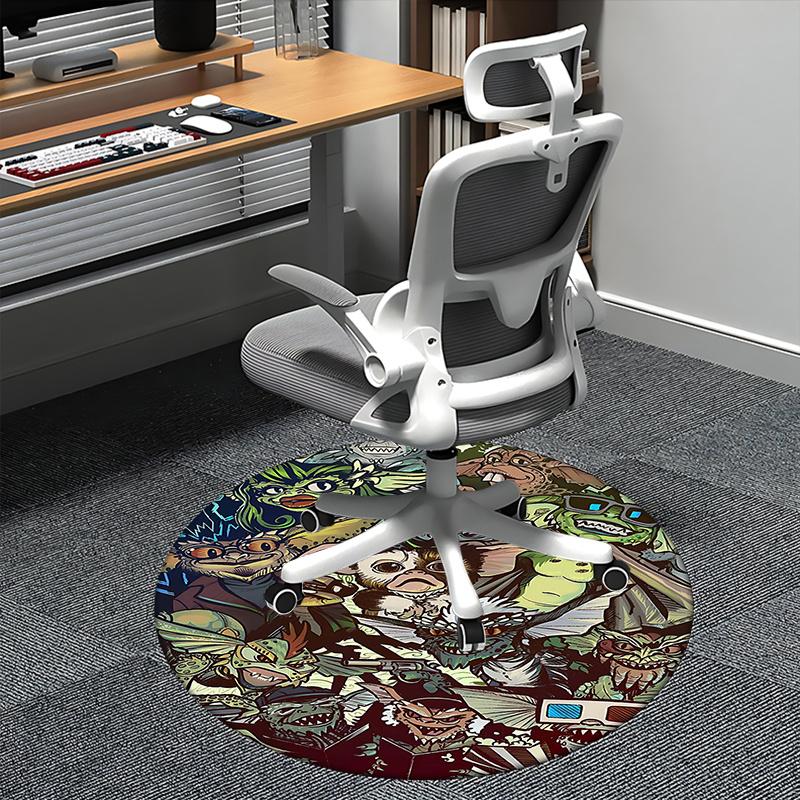 

Gizmo,Gremlins Chair mat Round Rug Office carpet, Non slip, Suitable for Living Rooms, Bedrooms,Decor1205618a 80cm by 80cm