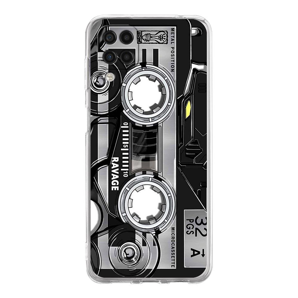 Phone Case For Samsung Galaxy A13 A33 A35 A55 A73 A53 A23 A51 A71 A21S A31 A41 A05s A03S A15 A25 5G Cover Vintage Cassette Tape