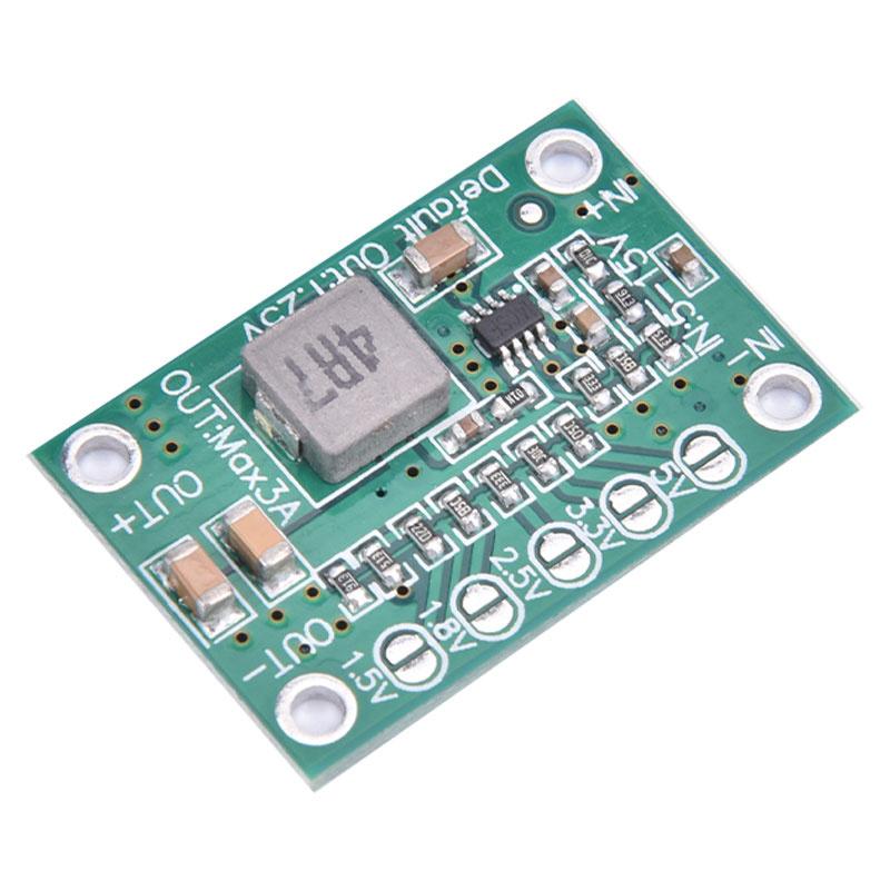 Dc Step-Down Power Converter Board 5~16V To 1.25V 1.5V 1.8V 2.5V 3.3V 5V 3A