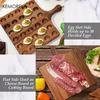1 Stück Wendbare Holz-Eierplatte Eier-Kühlplatte Charcuterie-Brett Schneidebrett Käse-Servierplatte Für Heimküchenwerkzeug