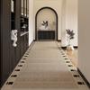 Hallway Floor Mat Home Corridor Entrance Door Mats Long Strip Non-slip Wear-resistant Carpet Modern High-end Style Big Size Rug