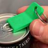 3D-gedrehter tragbarer Metall-Schlüsselanhänger Dosenöffner