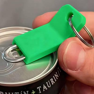 3D-gedrehter tragbarer Metall-Schlüsselanhänger Dosenöffner