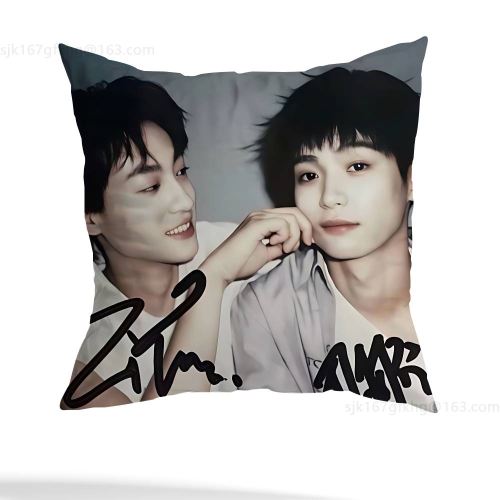 Revenged Love Pillow Case Square Double-Sided Printing Short Plush Sofa Cushion Cover Bedroom Bedside Pillow
