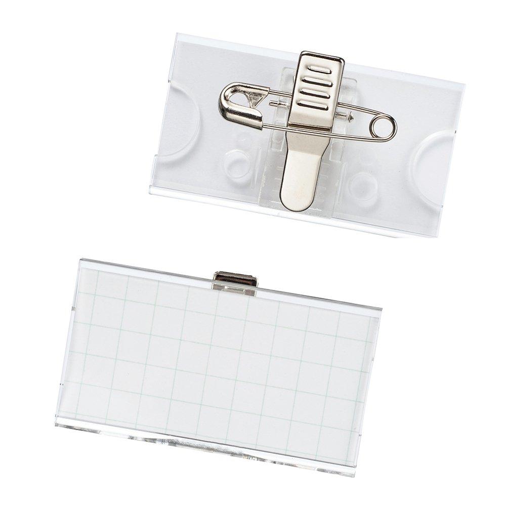 

Lion Office Equipment name tags 10 pieces with U-shaped clips/pins U6-10P