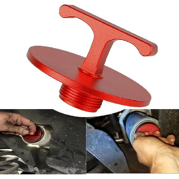 Aluminum Alloy Oil Filter Plug Tool, For Dodge Ram 2500, 3500, 4500, 5500 Cumm Turbo Diesel 5.7L 5.9L 6.4L 6.7L MO285 05083285AA Oil Filter Cap Off