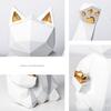 Figurine Wealth Kitten Shelf Bookcase Tabletop Ornaments 24.5x18.5x13cm Nordic Birthday