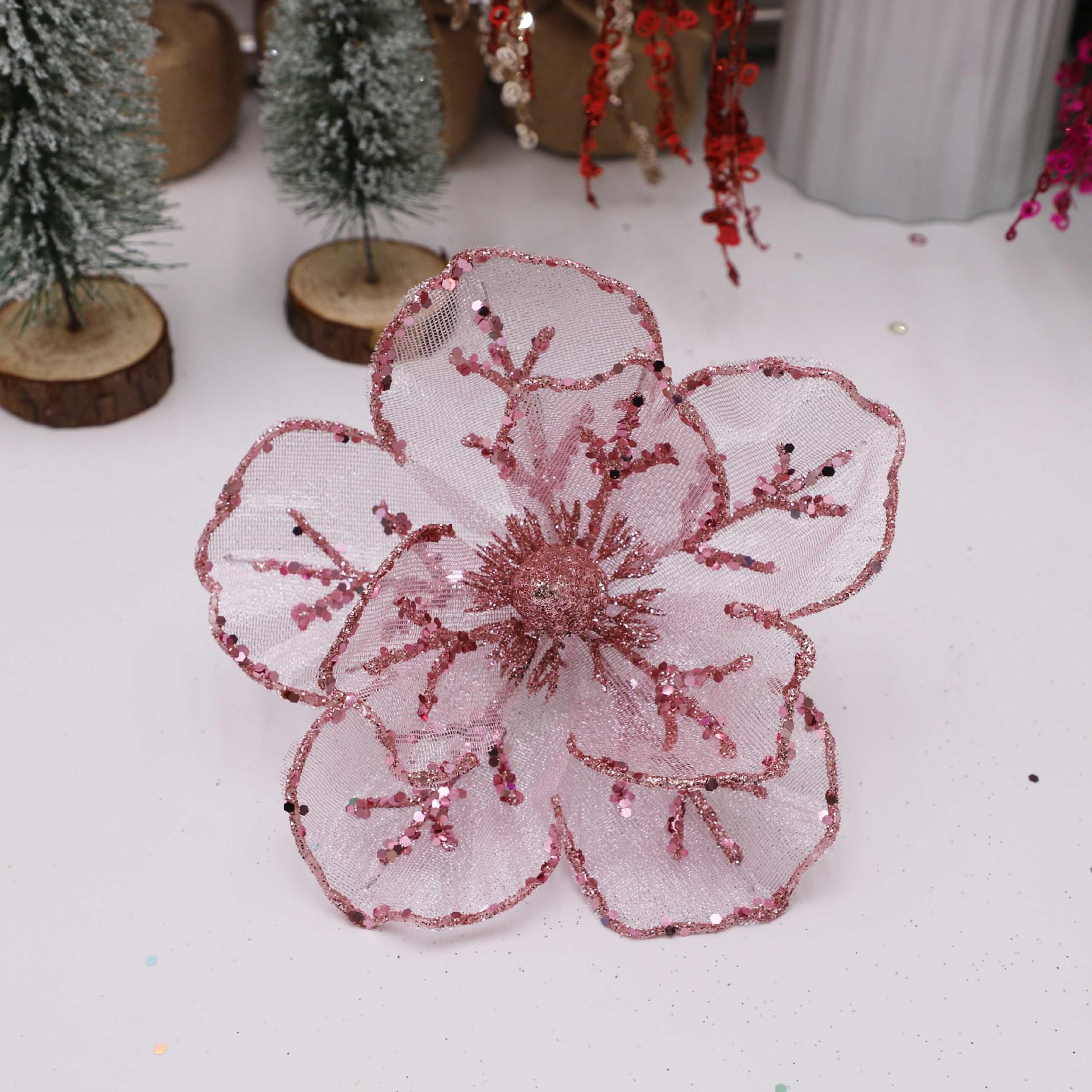 

Handmade Simulated Christmas Floral Decorations & Wedding Accessories рожевий