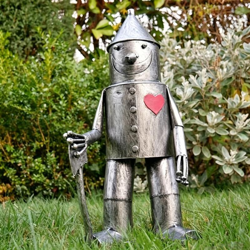 Tin Man Outdoor Statue Resin Whimsical Garden Figurine Lawn Ornament Modern Yard Decor For Garden Decoration Sculpture