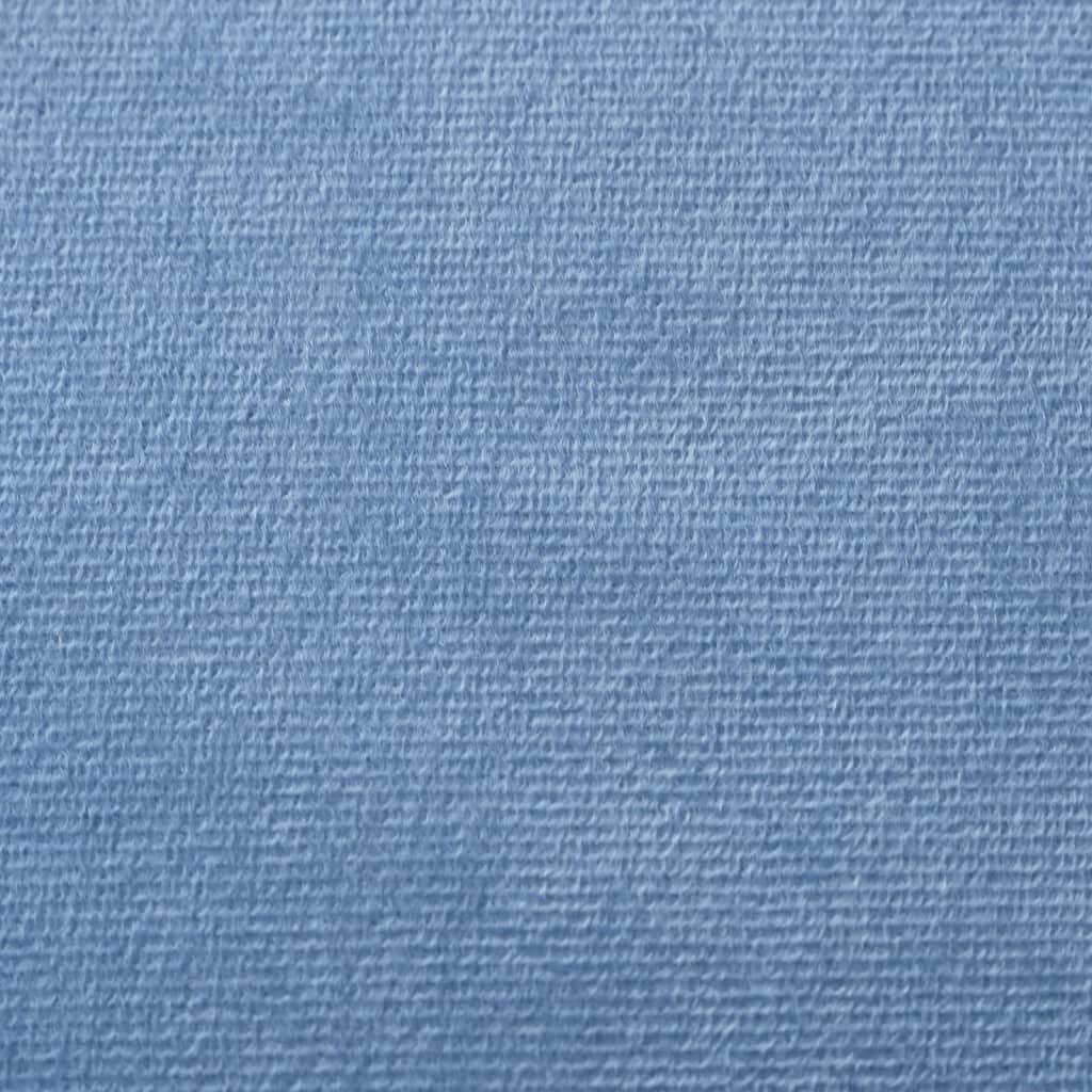 Vidaxl 2-Os. Sofa For Children, Fold-out, Blue, Soft Plush