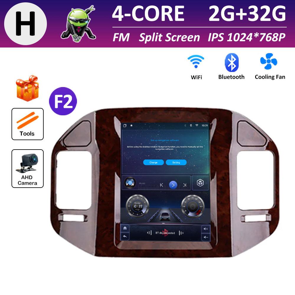 For Mitsubishi Pajero 3 V60 V68 V73 1999 2000 2001 2002 - 2006 DSP Stereo Android Intelligent System Navigation GPS IPS Screen