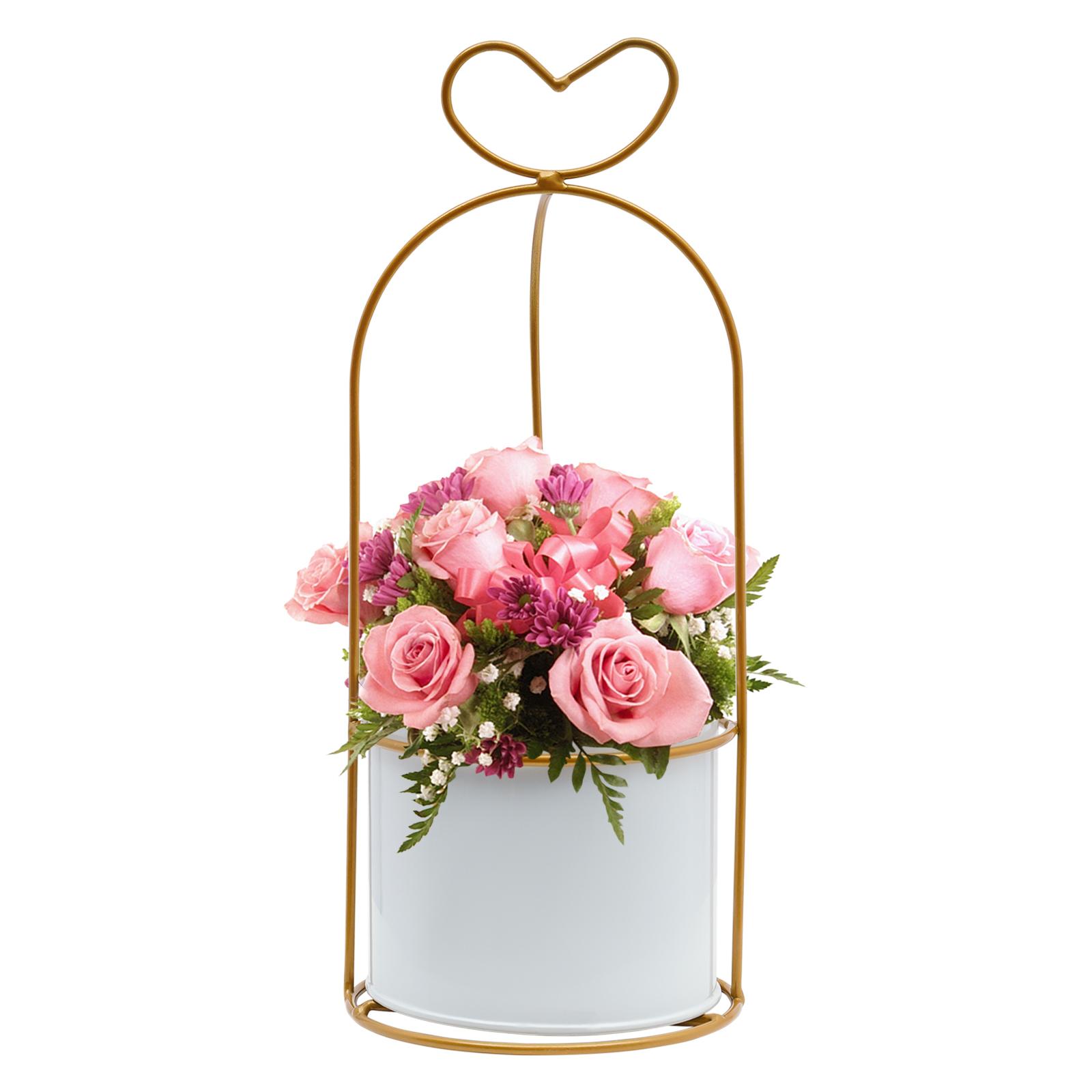 Золотые вазы для центральных элементов свадьбы - 10 шт. Металлические геометрические золотые центральные элементы Элегантные свадебные центральные элементы для столов Ваза белый