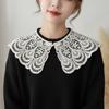 Cape Knitted Shawl Cloak Blouse Shoulders Fake Collar Elegant Lace Fake Collar  Clothes Decoration