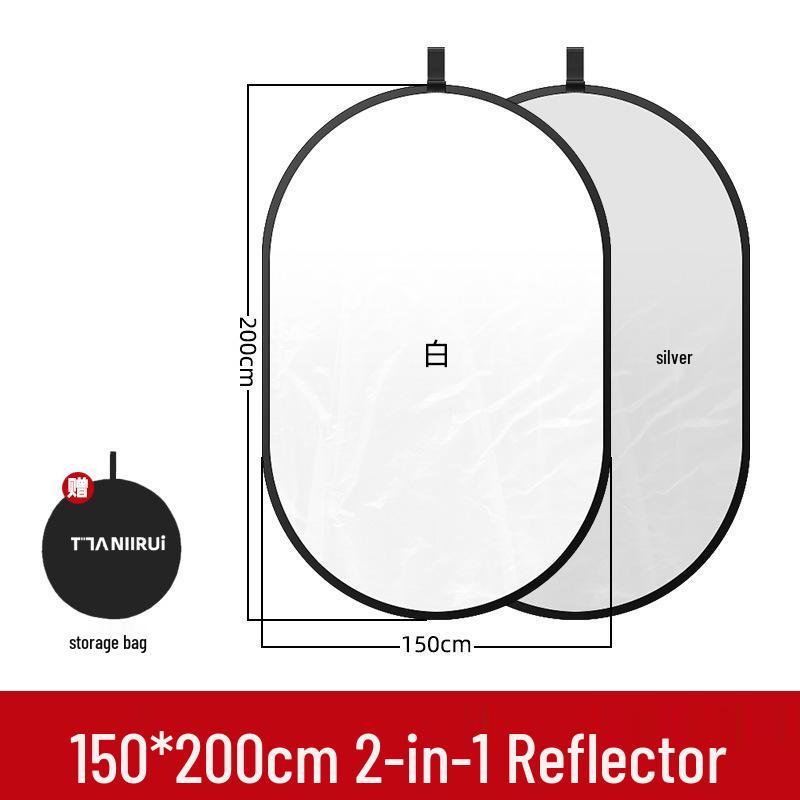 Foldable 5-in-1 Photography Reflector for Studio & Portrait Lighting