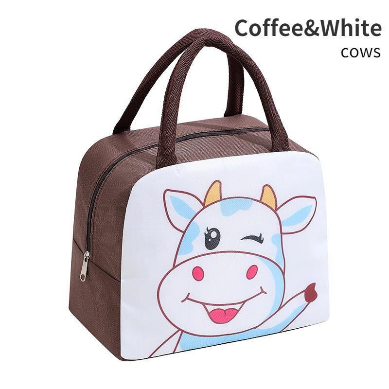 Children Lunch Bag Portable Cute Dinosaur Animals Waterproof Food Warmer Lunch Box Bento Insulated Bag Kids School Food Storage Bags