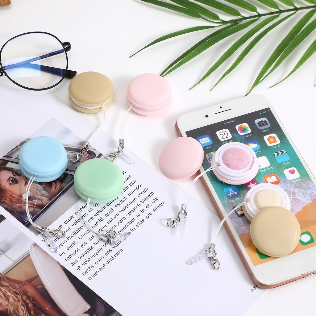 6Pcs Mobile Screen Wiper Eyeglasses Lens Cleaning Cloths Portable Phone Glasses Cleaner Screen Wiper Mobile Hanging Decor
