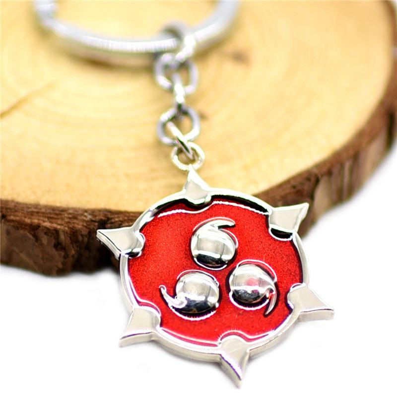 Anime Naruto Mask Keychain Uchiha Itachi Uzumaki Naruto Alloy Car Keychain Bag Pendant Key Ring Boys Girls Cosplay Accessories