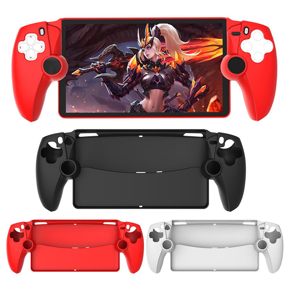 Silicone Case Protective Case Anti-Slip Full Protective Cover Game Machine Grip Shell Case for PlayStation Portal for PS5 Portal