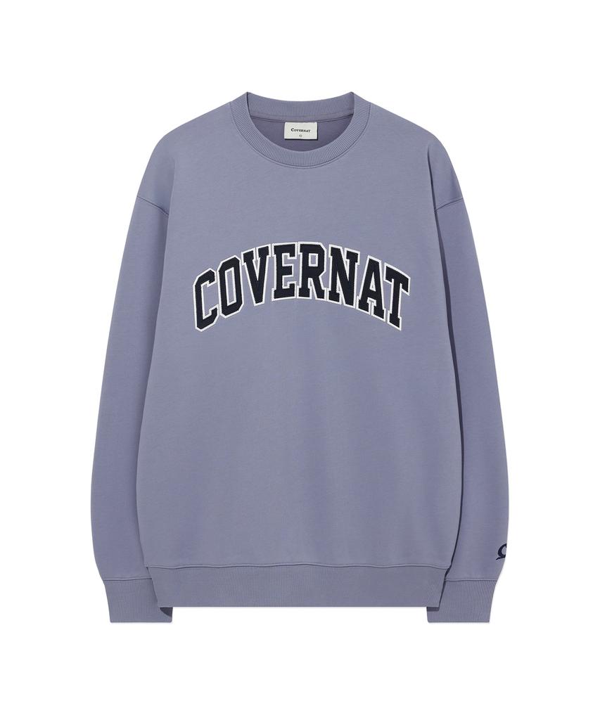 COVERNAT Arch Logo Sweatshirt Purple