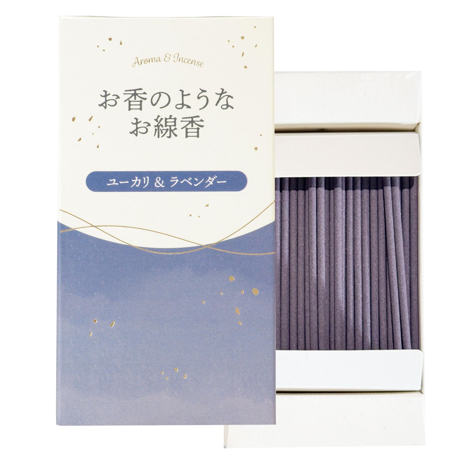 Kameyama Incense Sticks traditional Japanese Eucalyptus Lavender 50g 200 Low Smoke (like incense) - & - Approx. (Approx. sticks) -
