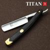 Titan Straight Razor Wooden Handle Hand Made Stainless Steel Blade Men Razor