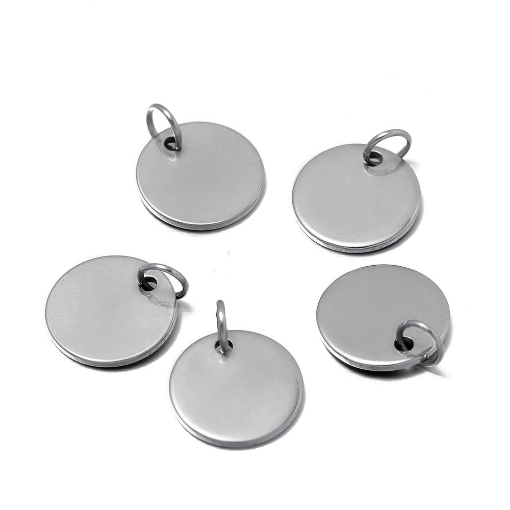 10 stuks Roestvrij Staal Bedels Met Springring Hondenhanger Hartvormig Waterdruppel Ovaal Leeg Hanger Bedels Voor Doe-het-zelf Sieraden Maken