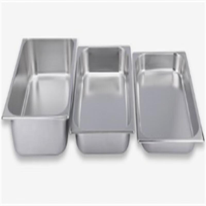 Suhuawei Stainless Steel Rectangular Portion Pan 53x33x6.5cm