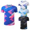 Men Women Badminton Shirt Quick Dry Breathable Sport T-Shirt Training Uniform Team Jersey