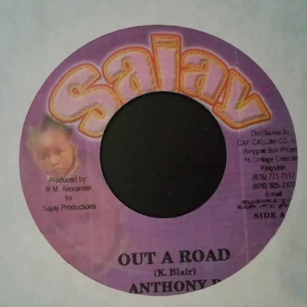 

7inch Record ANTHONY B - Out A Road NONE Sajay 2004 Jamaica Reggae, Ska & Dub Used