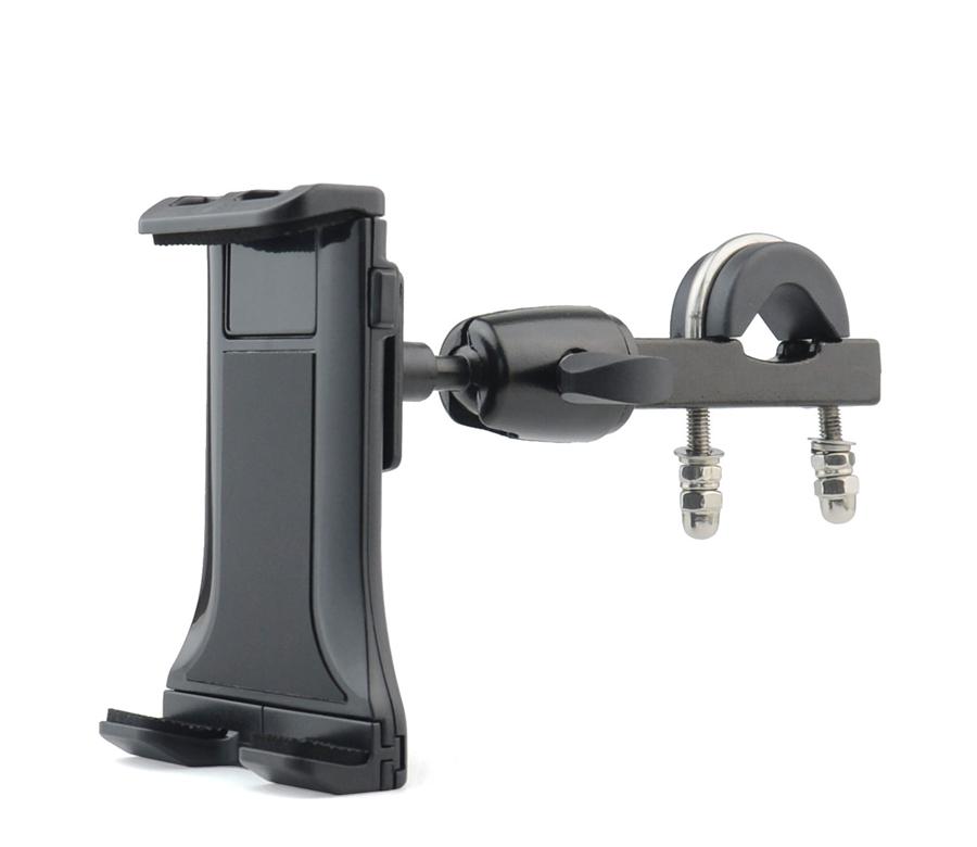 Motor Mount Bracket Tablet PC Stand Holder Alloy 360° Rotating GPS For 4-12''