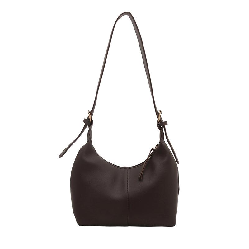 

Coffee bag women s 2025 new trendy fashion high sense going out small bag popular shoulder messenger commuter bag темно-коричневого