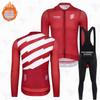 New PNS Fleece Suit Winter Cycling Suit Long Sleeve Strap Pants Road Bike Mountain Bike Outdoor