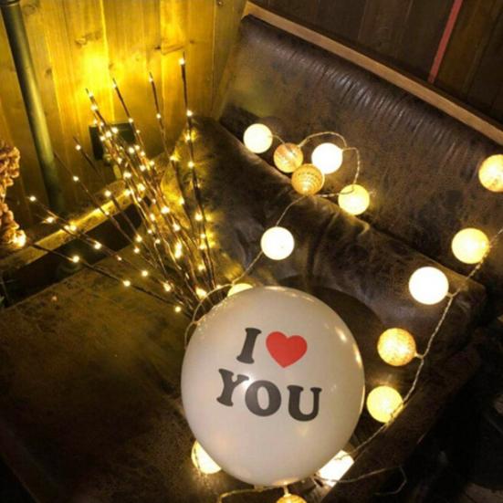 Christmas 20LEDs Willow Branch Lamp Strings Light Wedding Party Tree Decoration